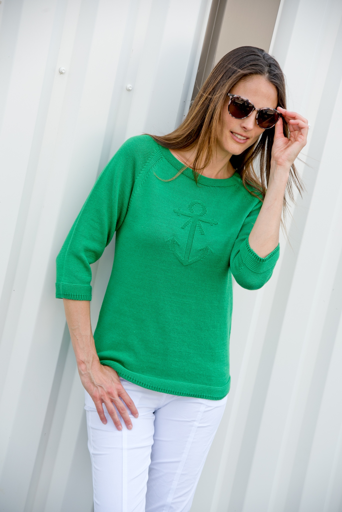 Pull Ancre manches 3/4